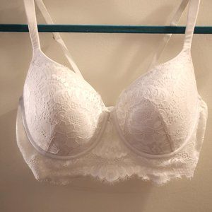 La Senza 32D Lacey Bustier-style Bra